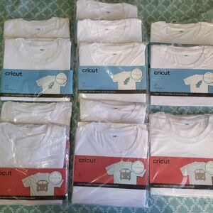 CRICUT White T-Shirt Multipack